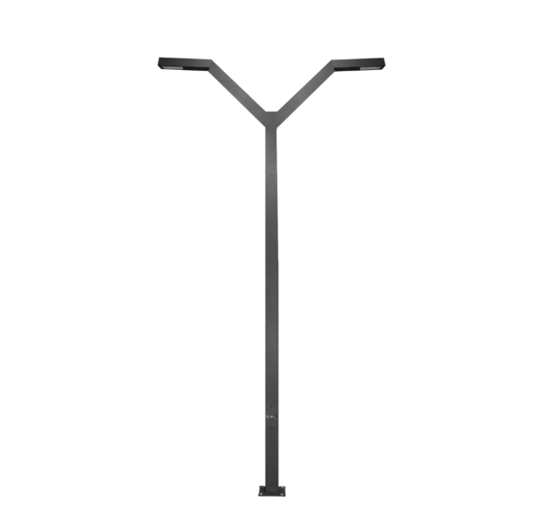 Ledfors LF-PY112T4 | 4 Metre Çift Kollu Çelik Park ve Yol Aydınlatma Direği – 11.200 Lümen, 2x35W Samsung LED, IP67 Koruma